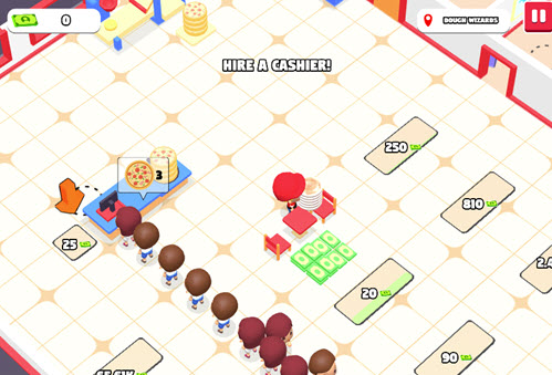 idle pizza business screenshot